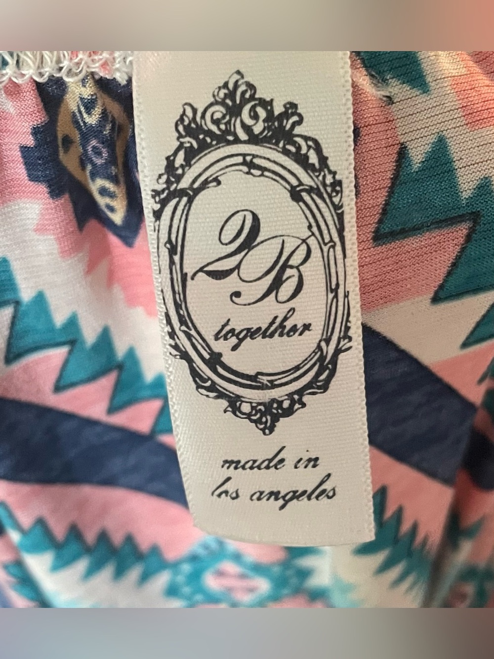 🌵2 B Together Aztec Lace Trim Tunic Dress – SIZE SMALL – NWOT - Picture 4 of 4